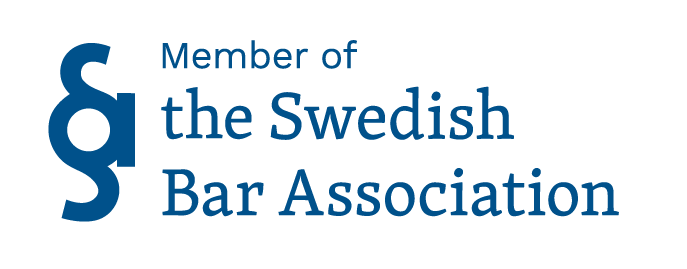 Law firm member of the Swedish Bar Association.